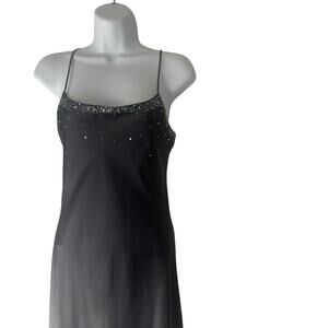 JUMP Y2k‎ Junior's Size 3/4 Bedazzled Whimsigoth Ombre Purple Maxi Prom Dress